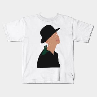 Girl with Frog Kids T-Shirt